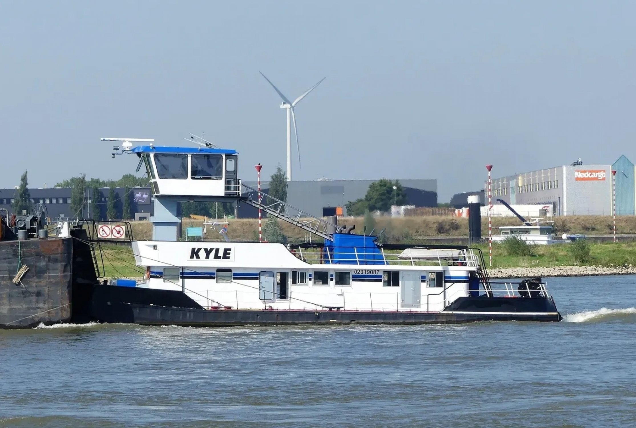 / Type / Reductie Inland Duwboot - Beroepsschip - Staal - 1968