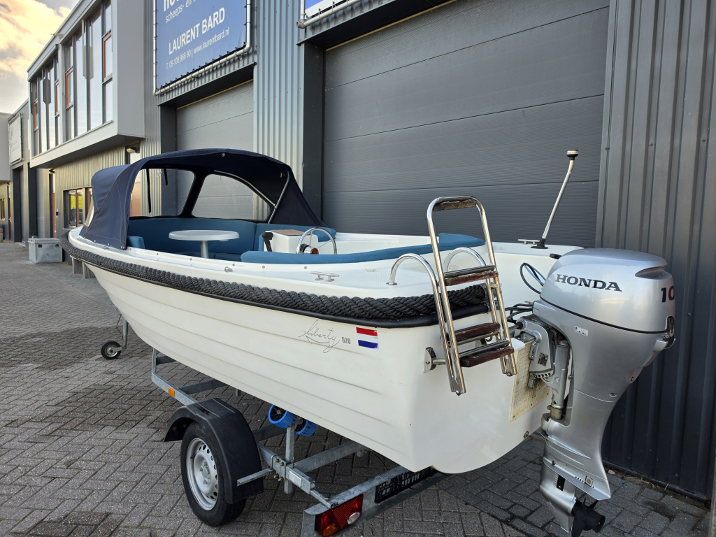 Prachtige Liberty 520 + Honda 10PK — foto 4 van 23