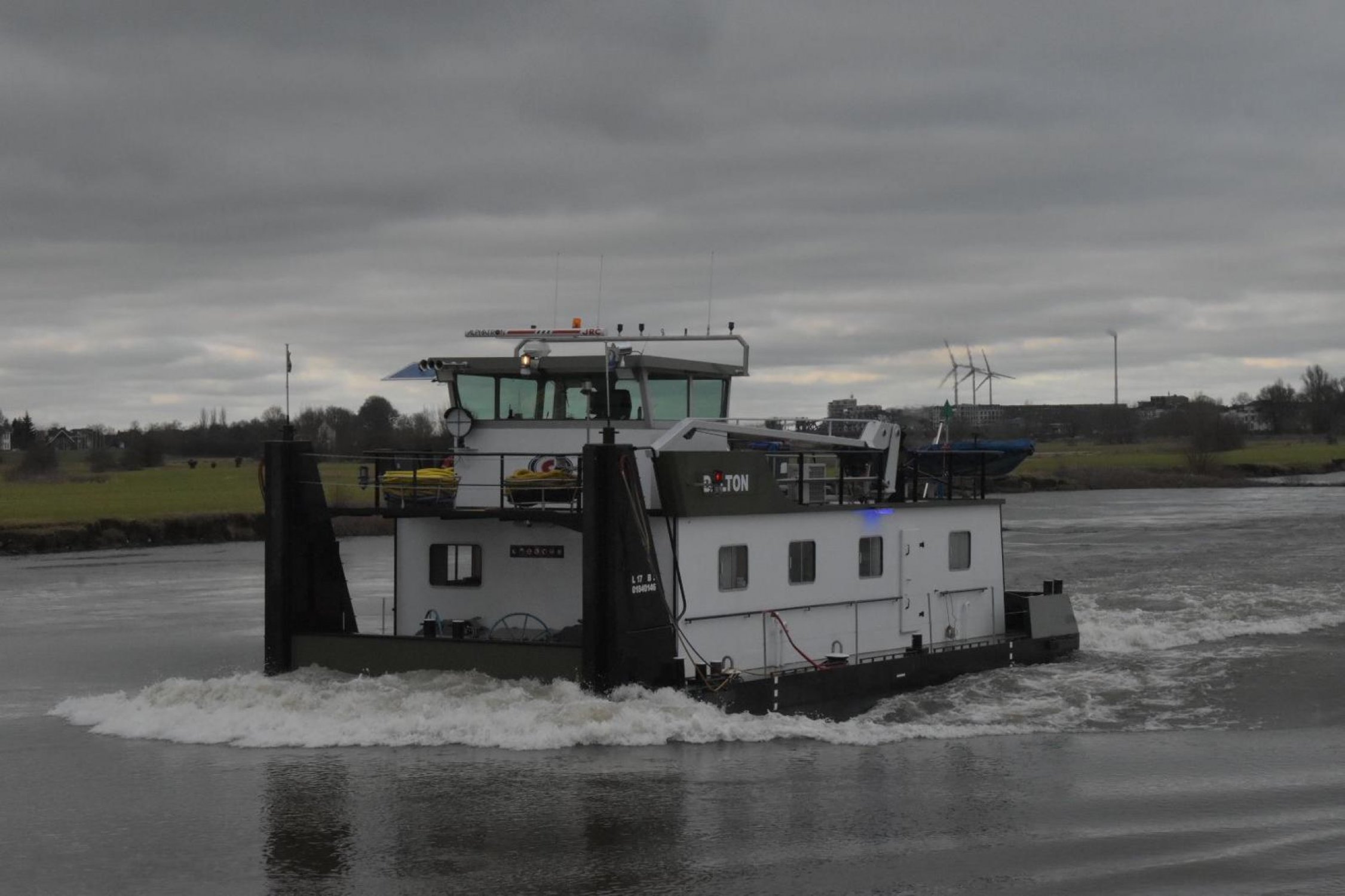 Inland Duwboot / Push Boat - Beroepsschip - Staal - 1990