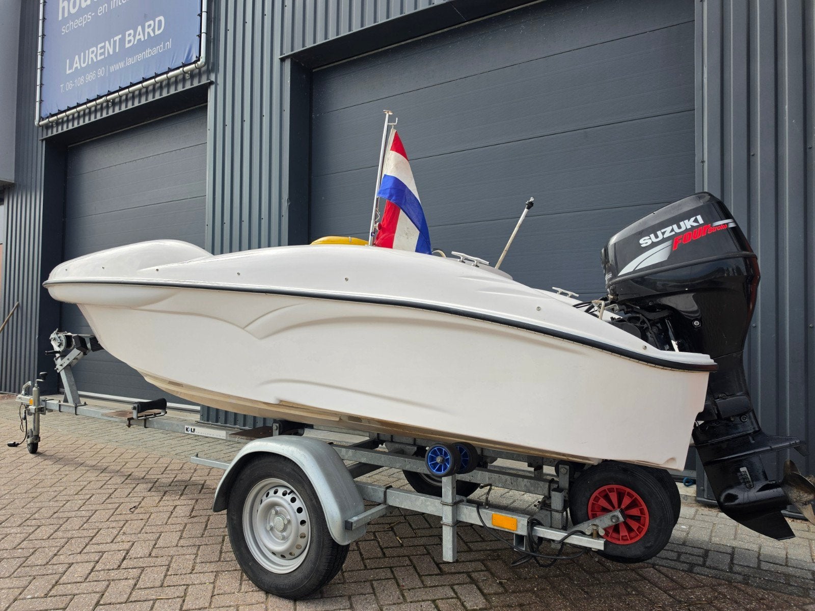 UNIEK! Snelle Twister 150 + Suzuki 25PK V-Twin 4 Takt — foto 12 van 13
