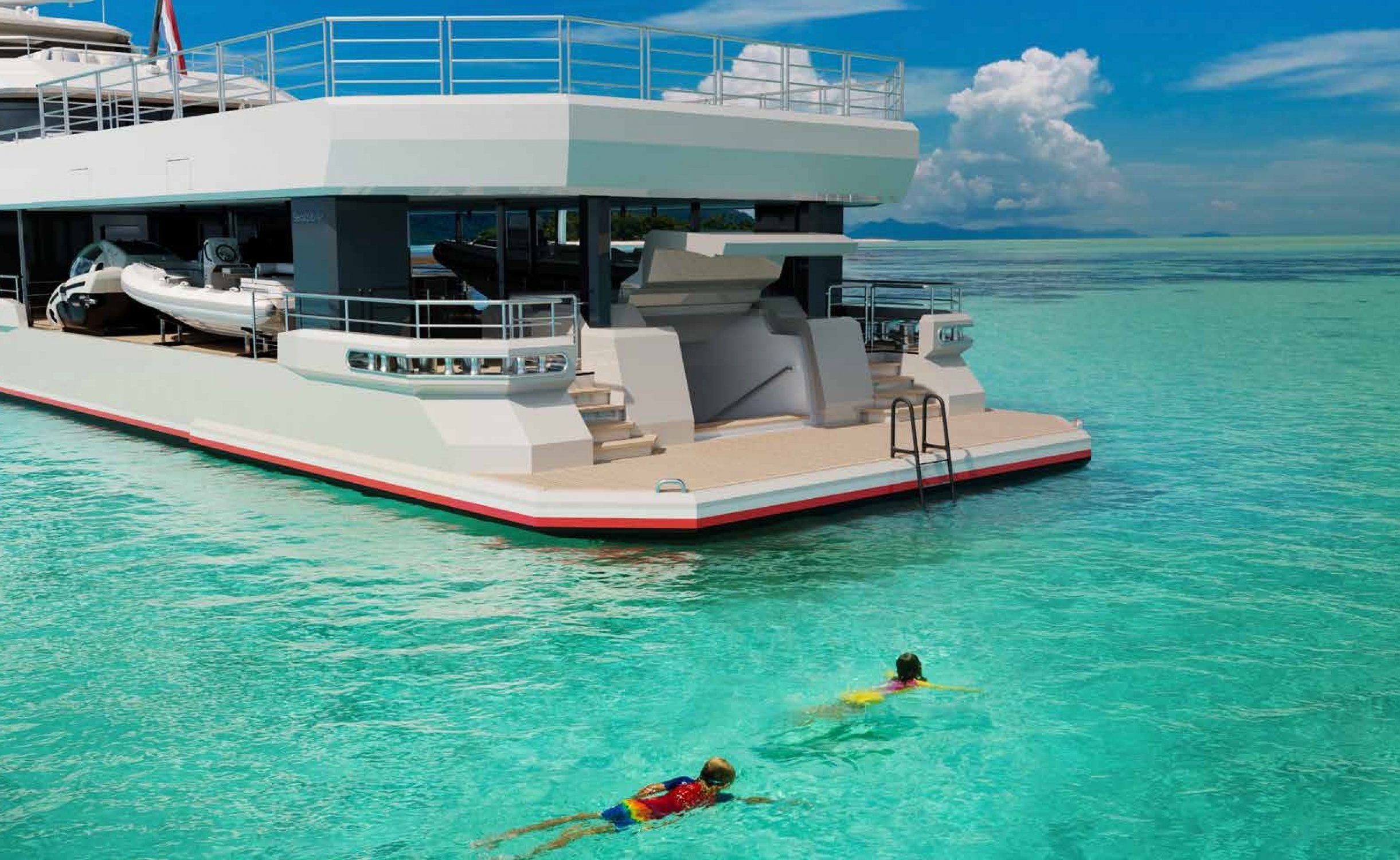 Damen Yachting. New Built - Superjacht motor - {Material} - {Year} — foto 5 van 12