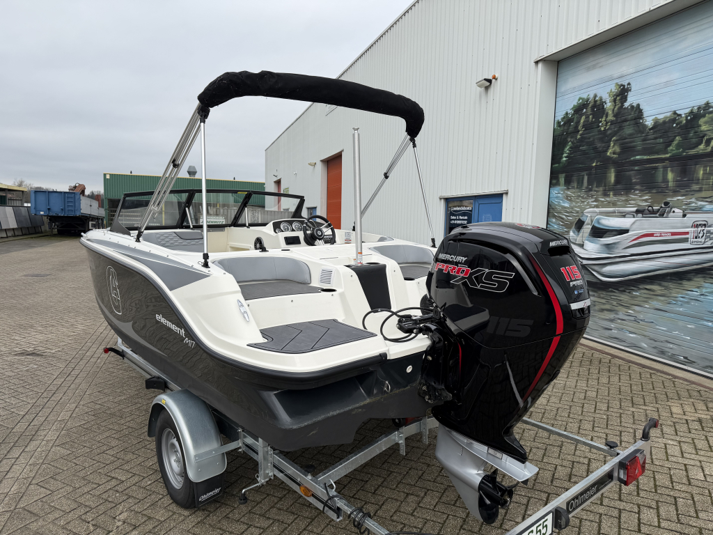 Bayliner Element M17 met Mercury 115pk Pro XS — foto 4 van 32