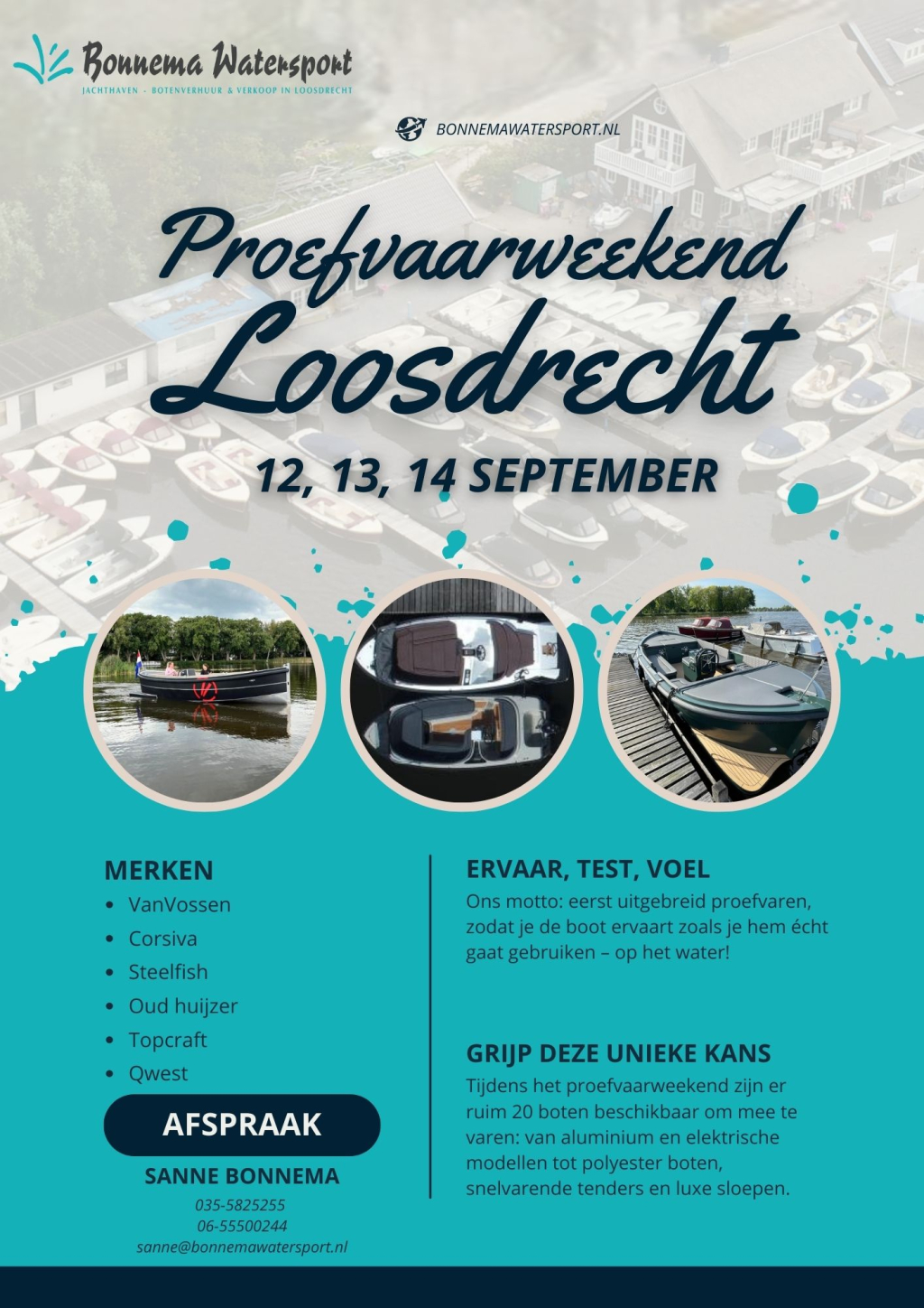 Corsiva 595 tender DEMO  Loosdrecht Proefvaarweekend 19,20,21 sept — foto 5 van 5