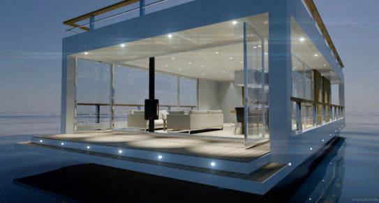 Houseboat The Yacht House 70 – Woonboot op maat 14,95m - Foto 3