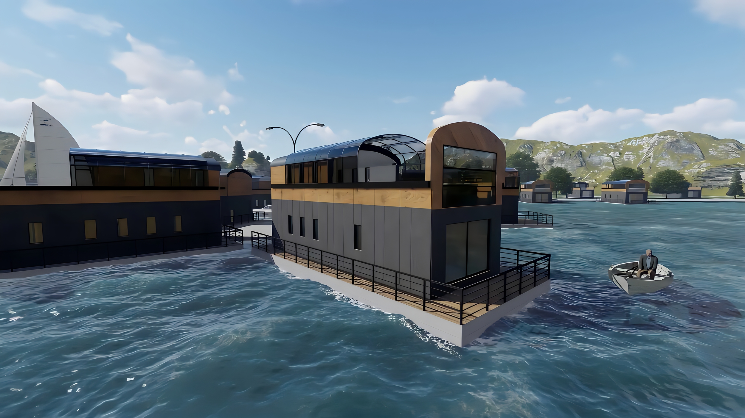 Luxury Homes Houseboat – Drijvende woning met dakterras