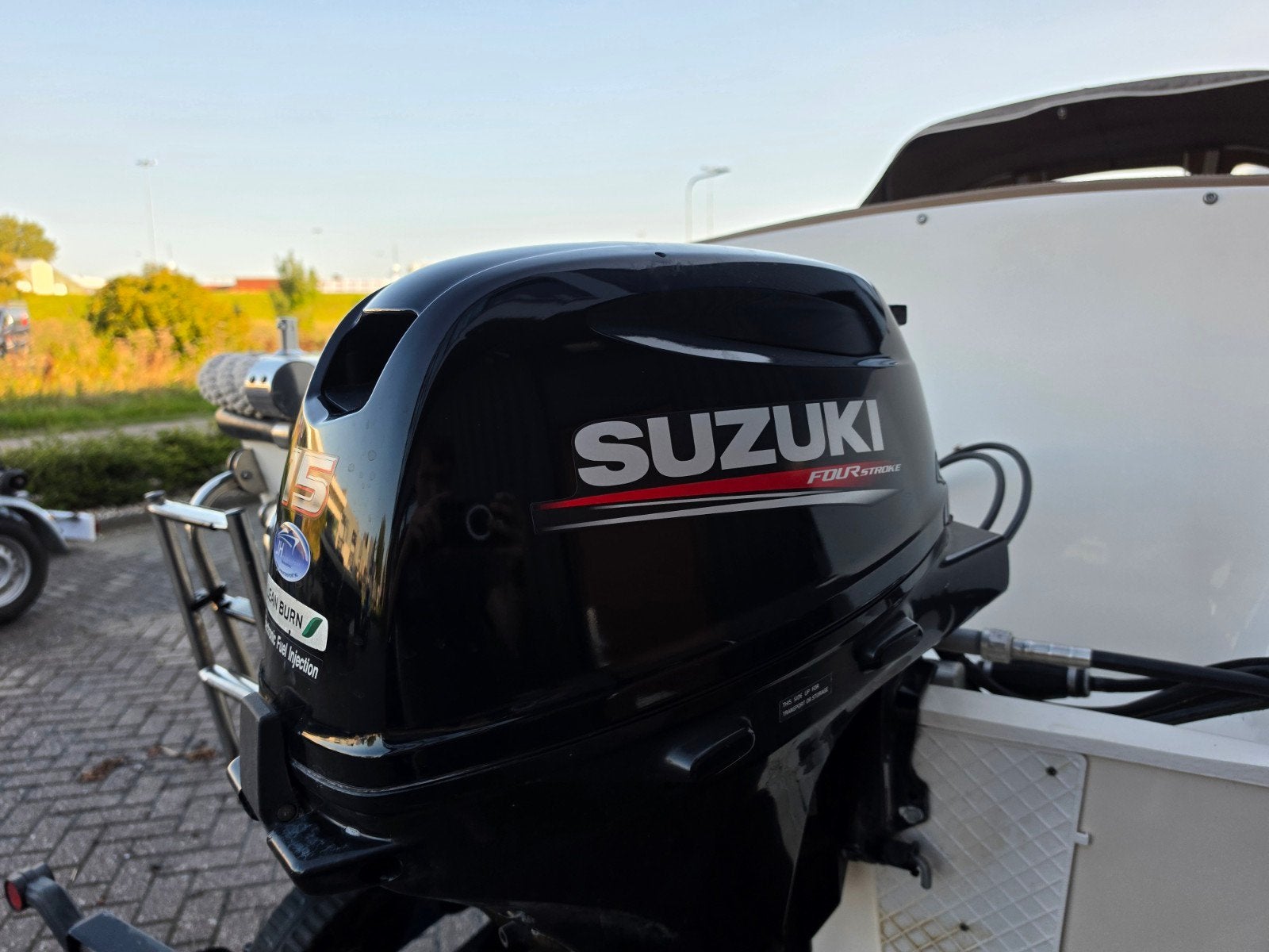 Prachtige Unique 480 Deluxe + Suzuki 15PK — foto 15 van 16