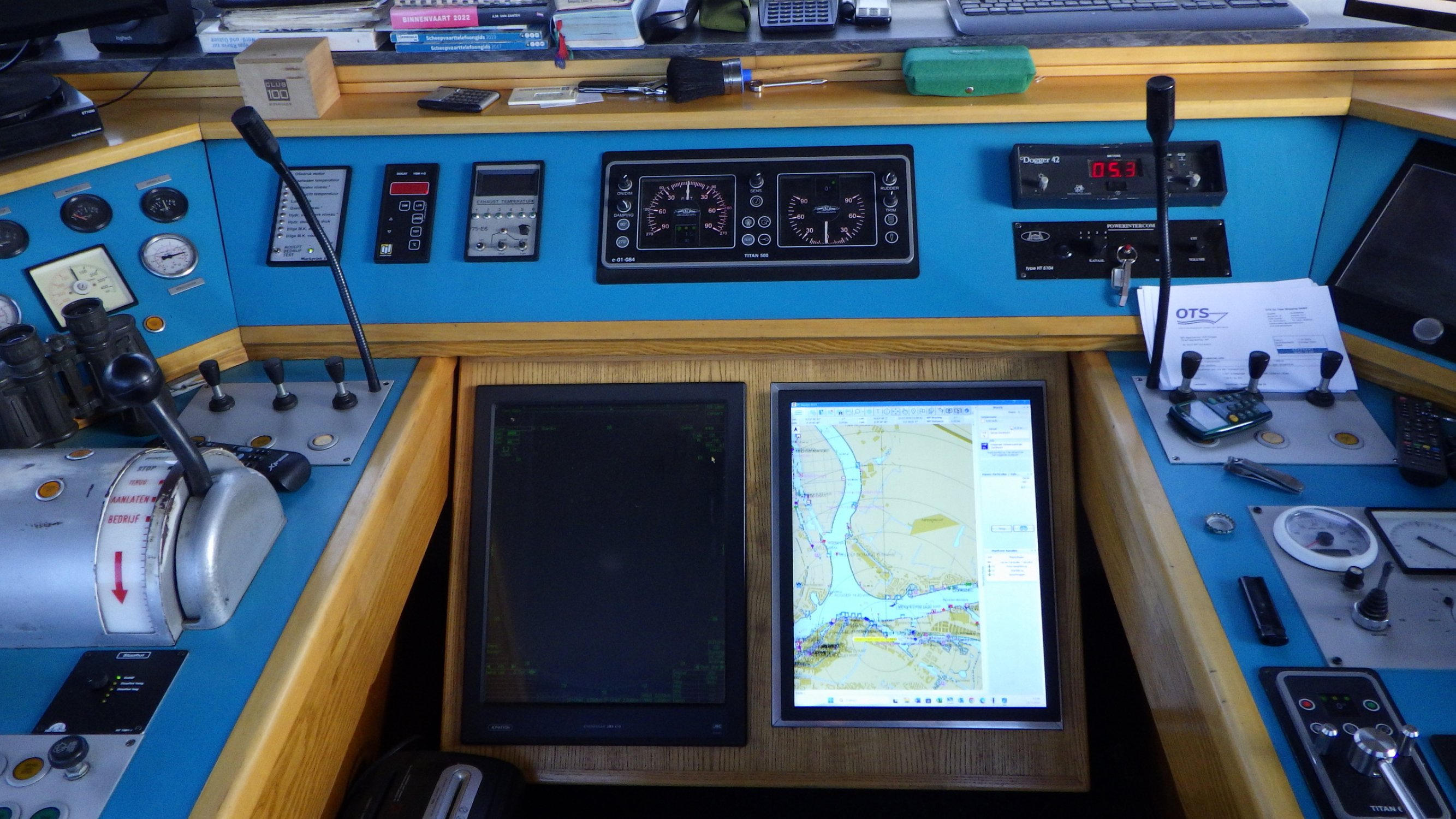 hydraulisch, fabr. VPG Scheepservice B.V. met pomp op hoofdmotor, 380 Volt hulpp Inland Motorvrachtschip - Beroepsschip - Staal - 1978 — foto 5 van 12