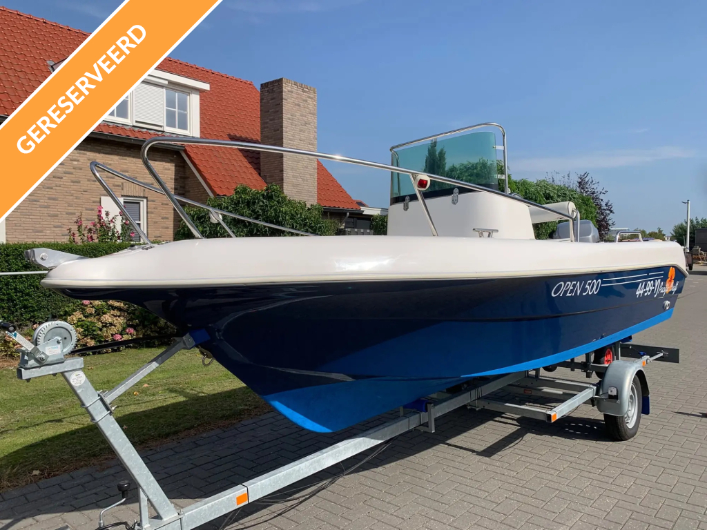 Pacific craft 500 open mariner 90pk 4takt 