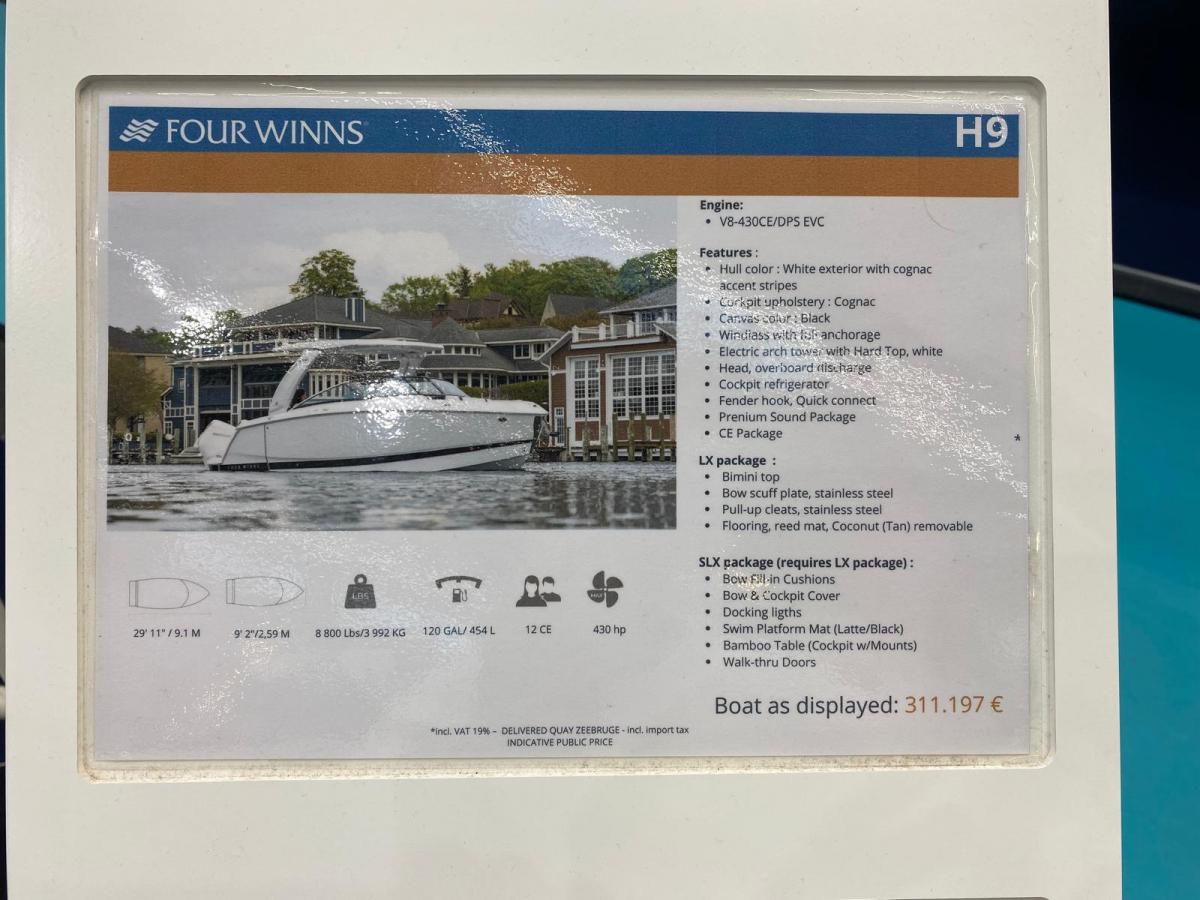 Four Winns H9 Bowrider — foto 26 van 33
