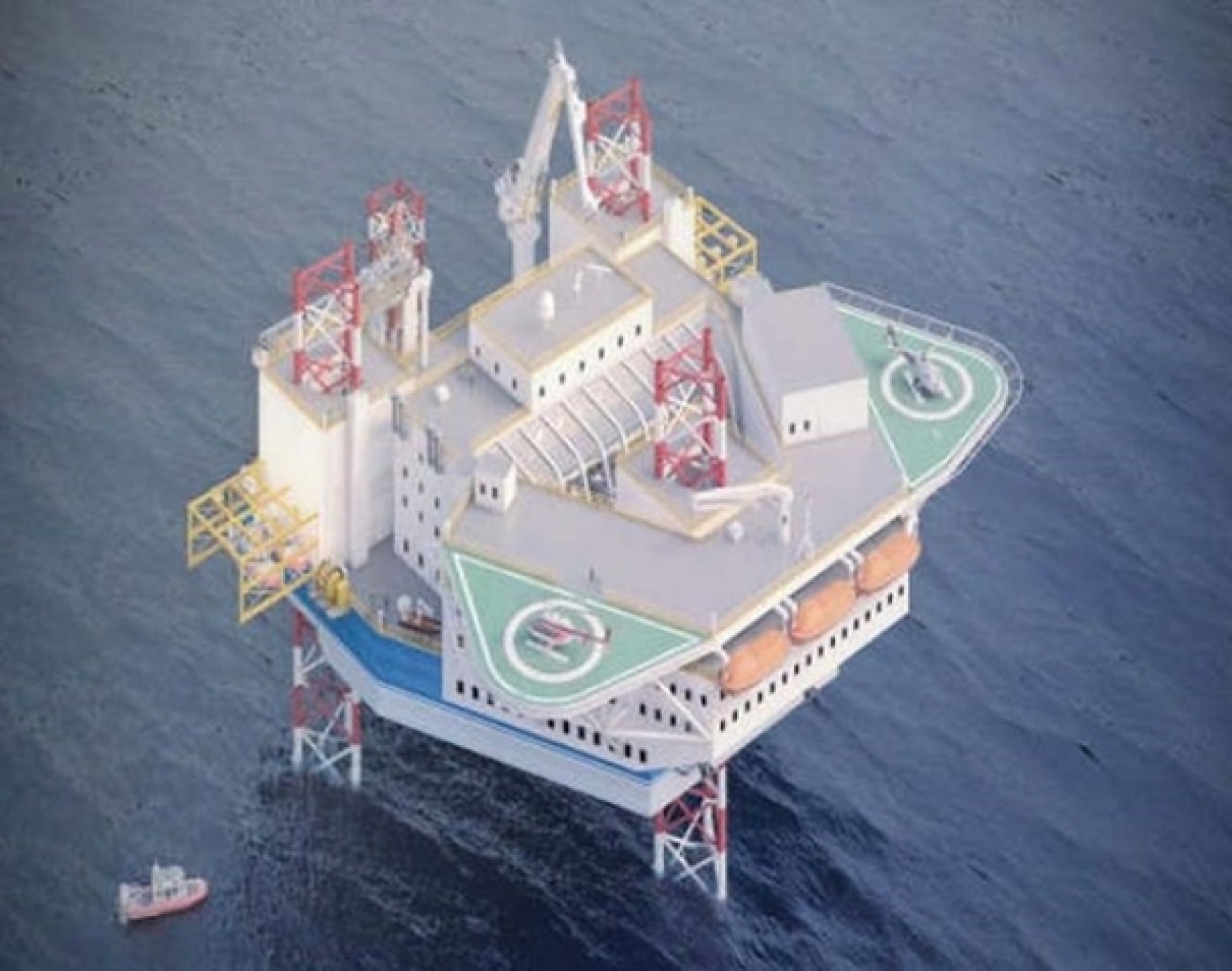 Accommodation Jack-up - Beroepsschip - Staal - {Year}