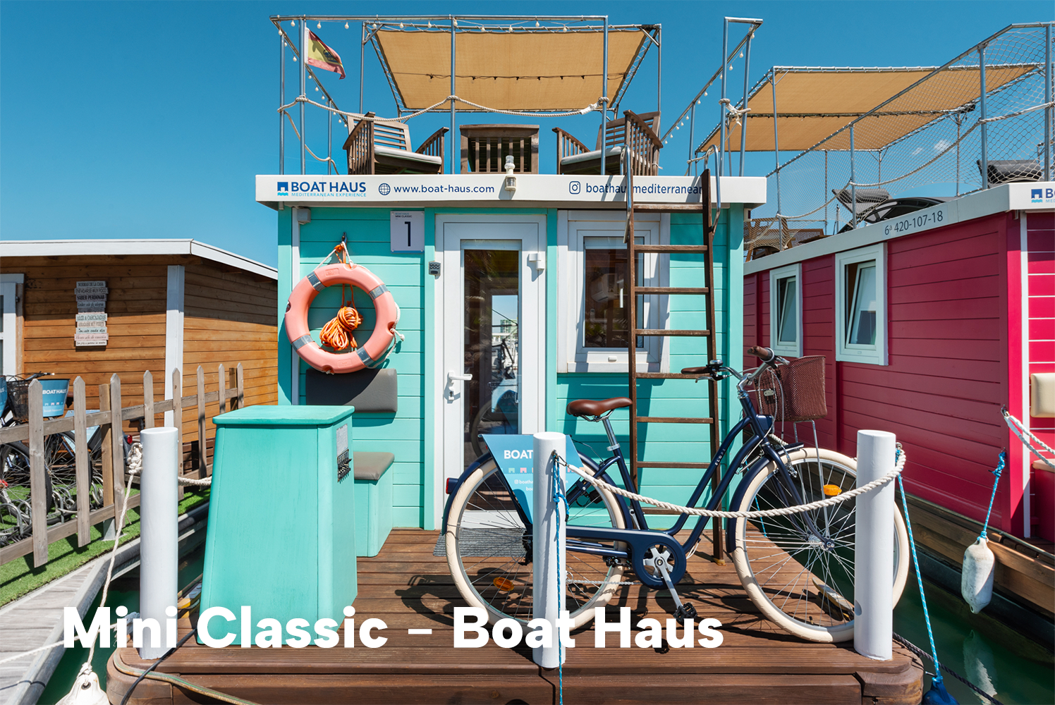 Boat Haus Mediterranean 6x3 Classic Houseboat - Foto 1