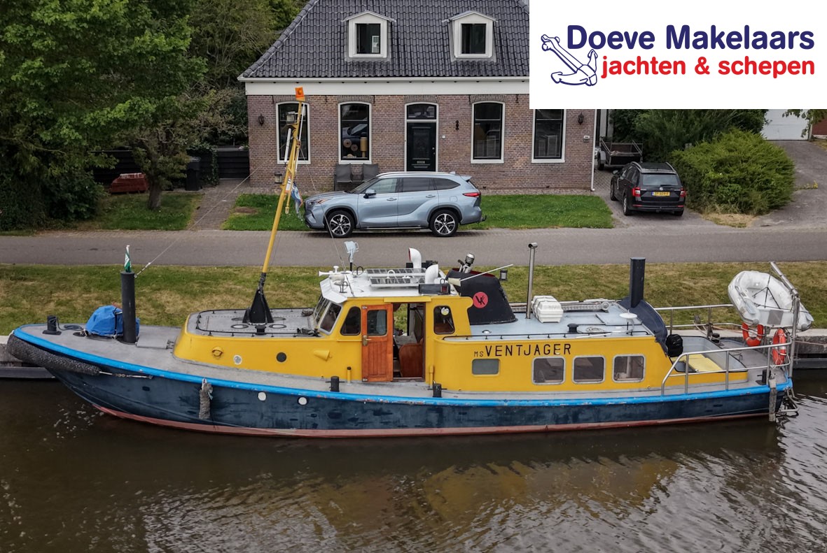 Varend Woonschip ex RWS vlet 14.78