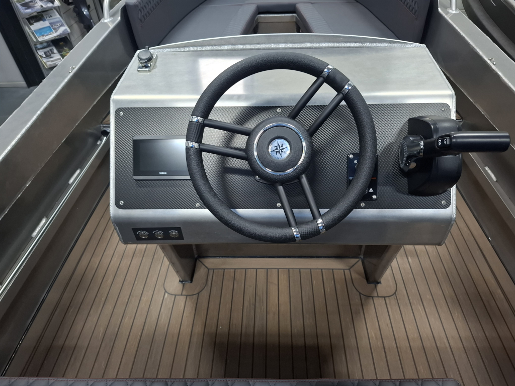 Alumax Bullit 600 te koop – Nieuwe aluminium consoleboot met Yamaha 115 V-Max (2025)  Direct leverbare Alumax Bullit 600 — foto 13 van 17