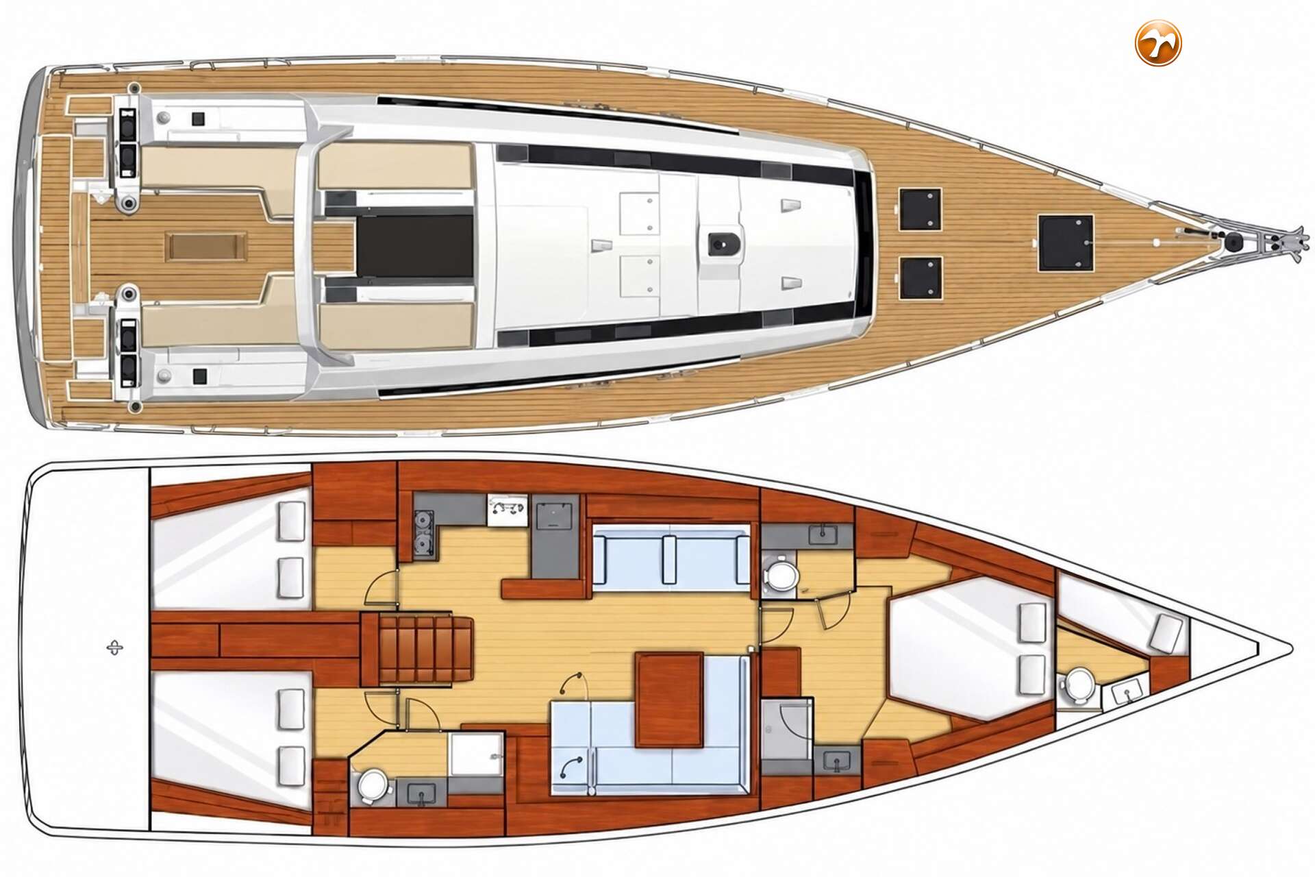 Beneteau Oceanis 55 — foto 39 van 39
