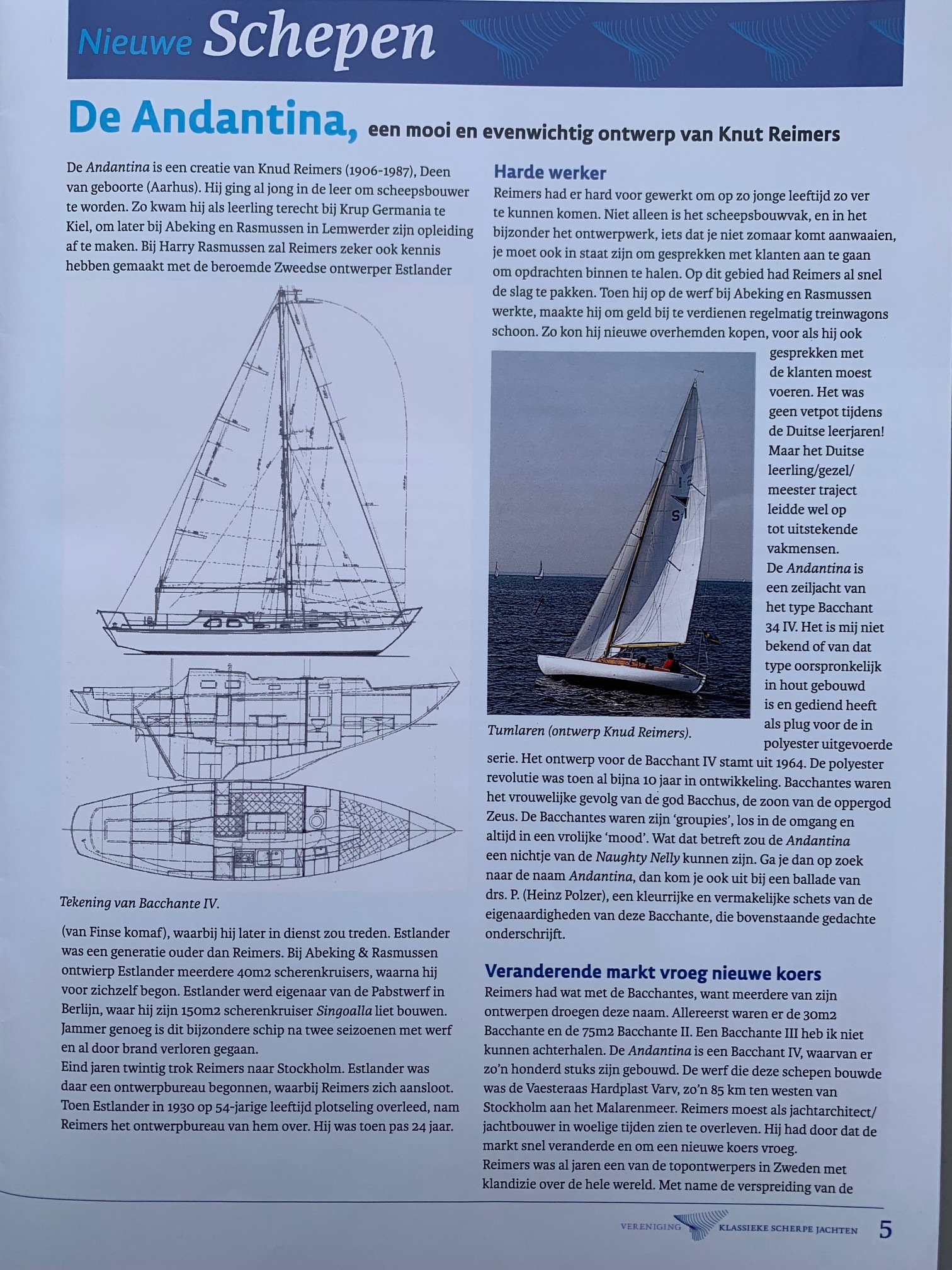 Classic Sailing Yacht/Bacchant IV (Zweden) S-spant — foto 30 van 47