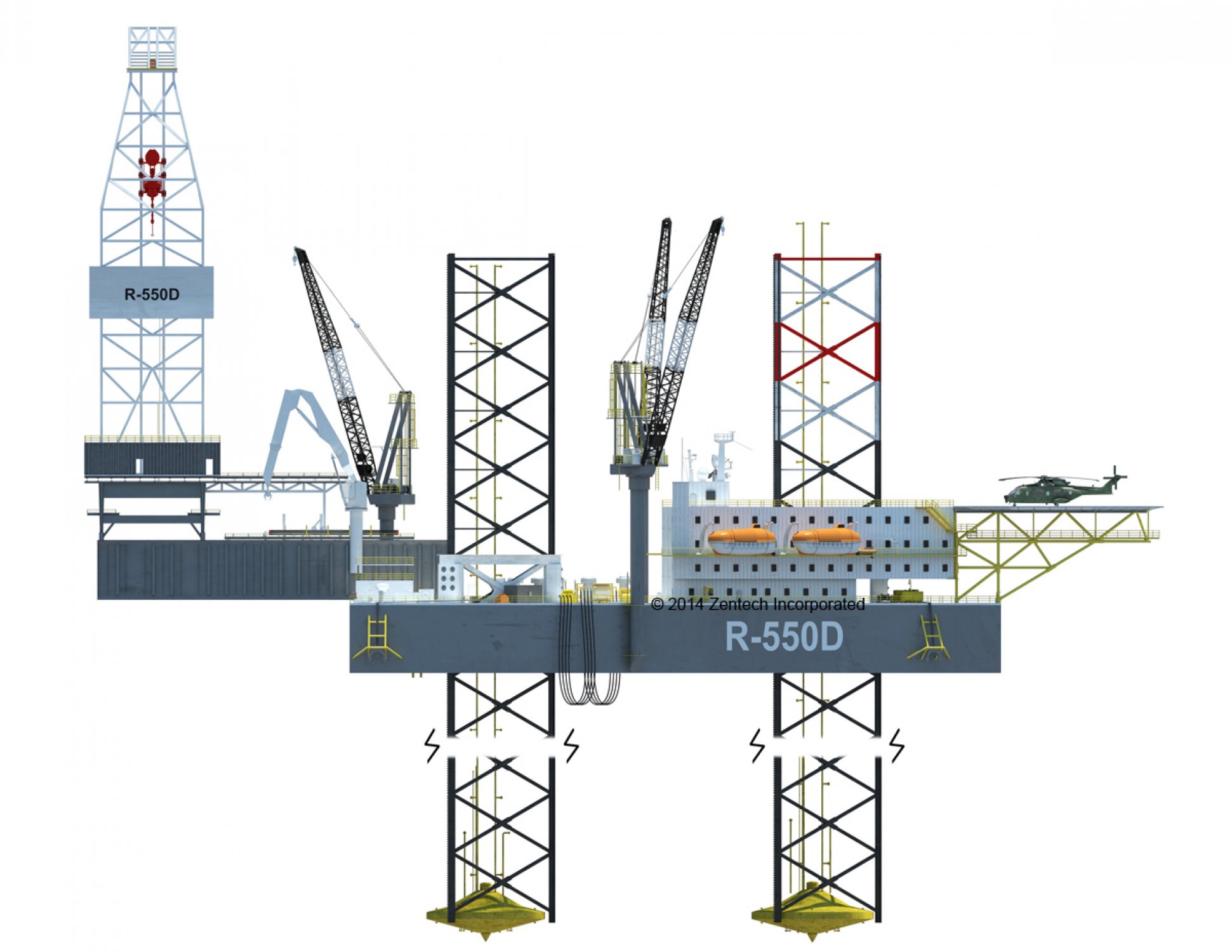 Offshore - Beroepsschip - Staal - -1