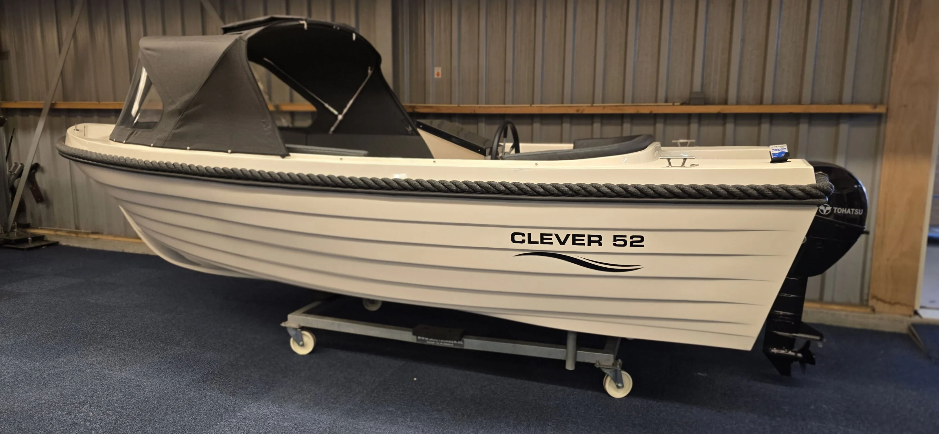 clever 52 met Tohatsu 9.9 pk inj – WS Vertrouwen