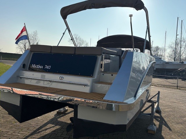 Maxima 740 Tender, 150pk Honda, Boegschroef, Electronica/Navigatie, Agaatgrijs — foto 4 van 12