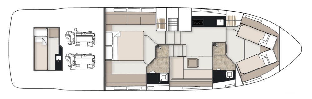 Fairline Targa 48 (2017) — foto 10 van 11