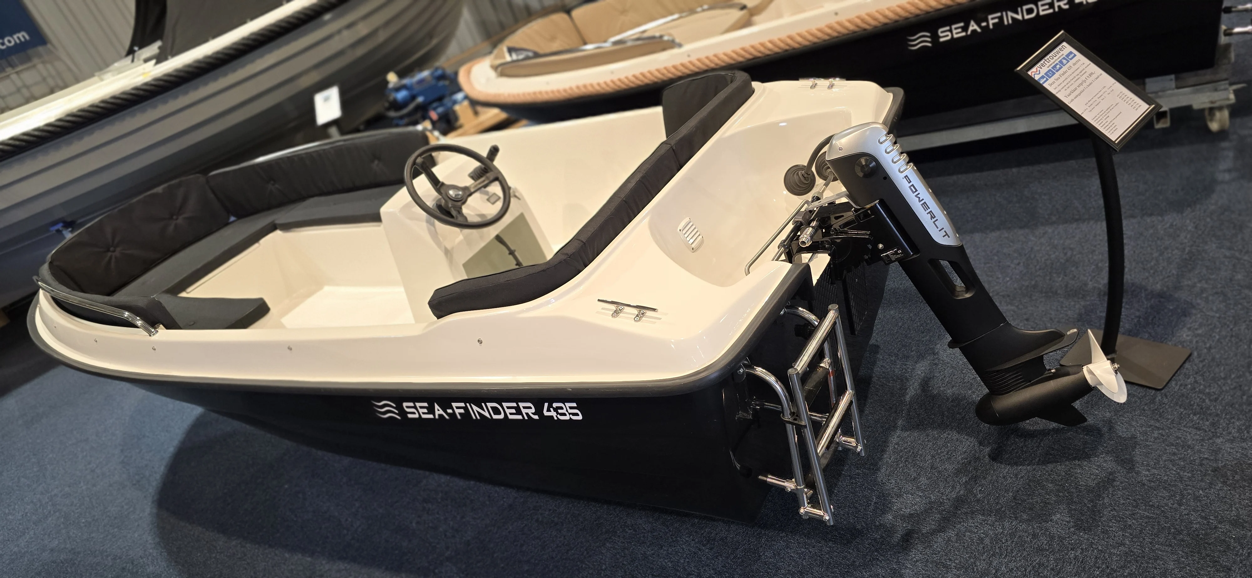 Sea-finder 435 met powerlit 9 pk eletro motor vaarklaar — foto 8 van 12