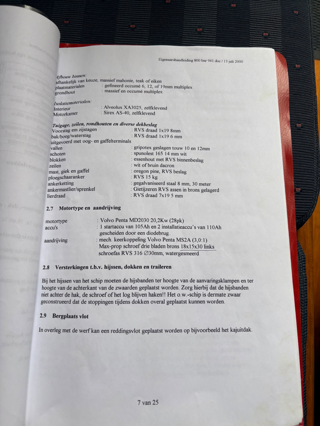 Sardijn - Staverse Jol 8.00m.  v. Rijnsoever — foto 13 van 13