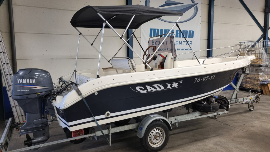 Cad 18 Open Met Yamaha F60EFI en trailer — foto 9 van 19