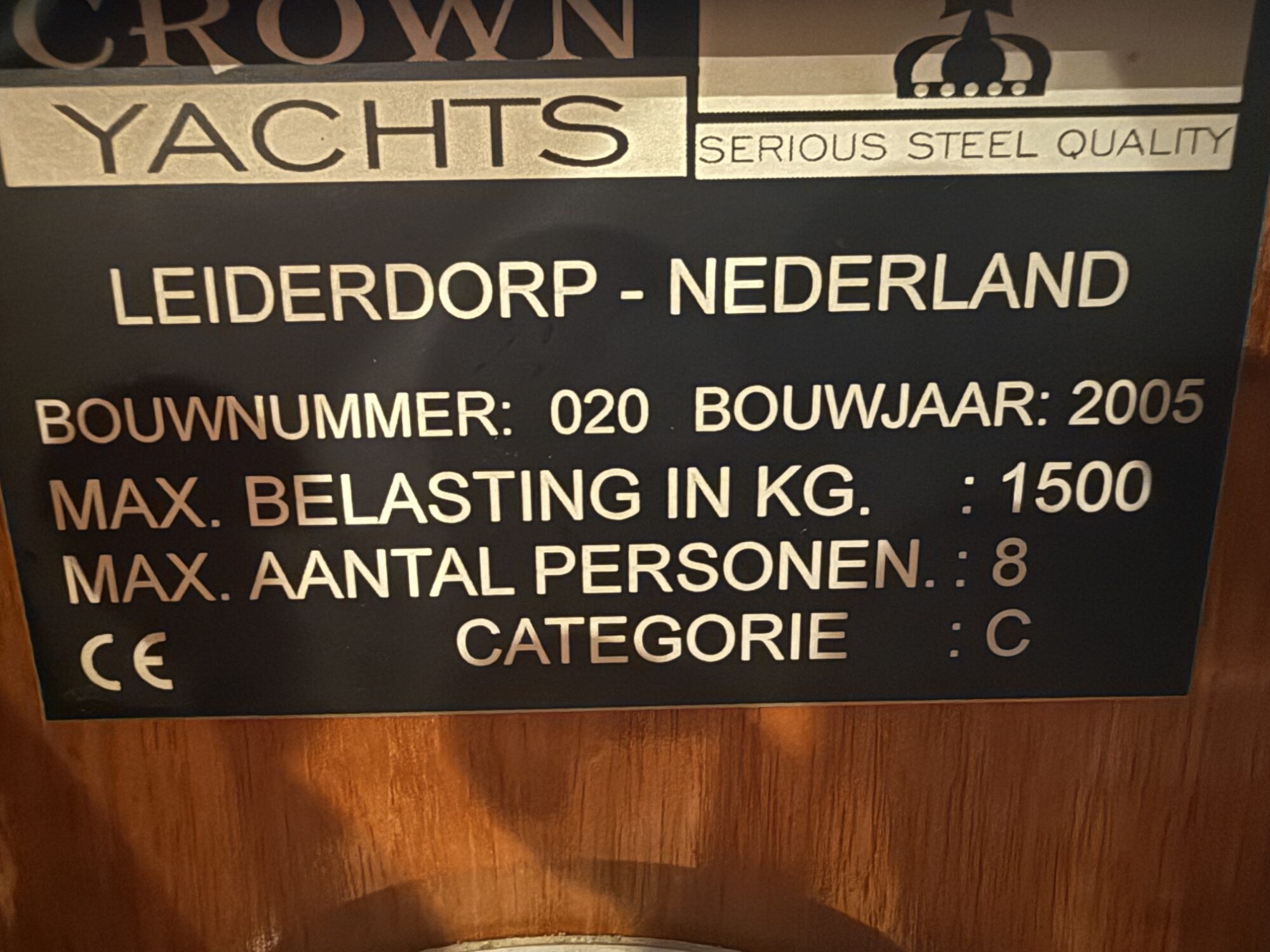 Crown yachts Crown Cruiser 12.85 OK Spiegeldeur — foto 8 van 23