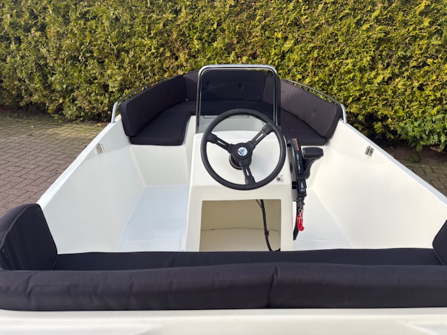 VAARKLAAR!! ZGAN Twins 435 met Tohatsu 8 PK en  Dekzeil — foto 3 van 10