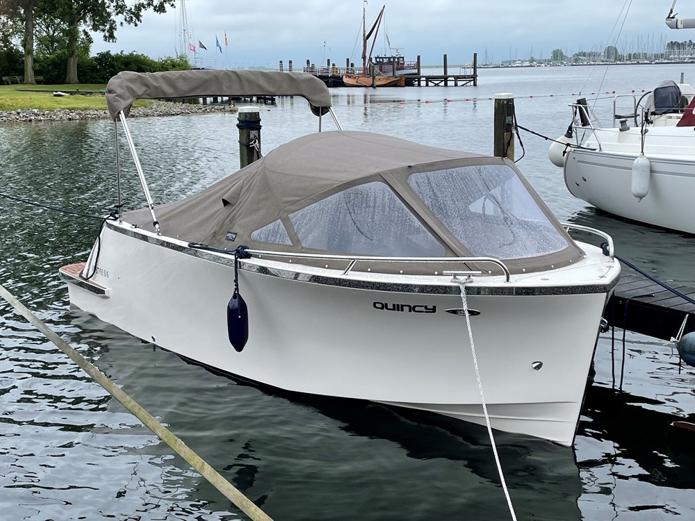 Elegante Lifestyle 616 Sloep, 50PK Suzuki, Cremewit Ral 9001 — foto 1 van 12