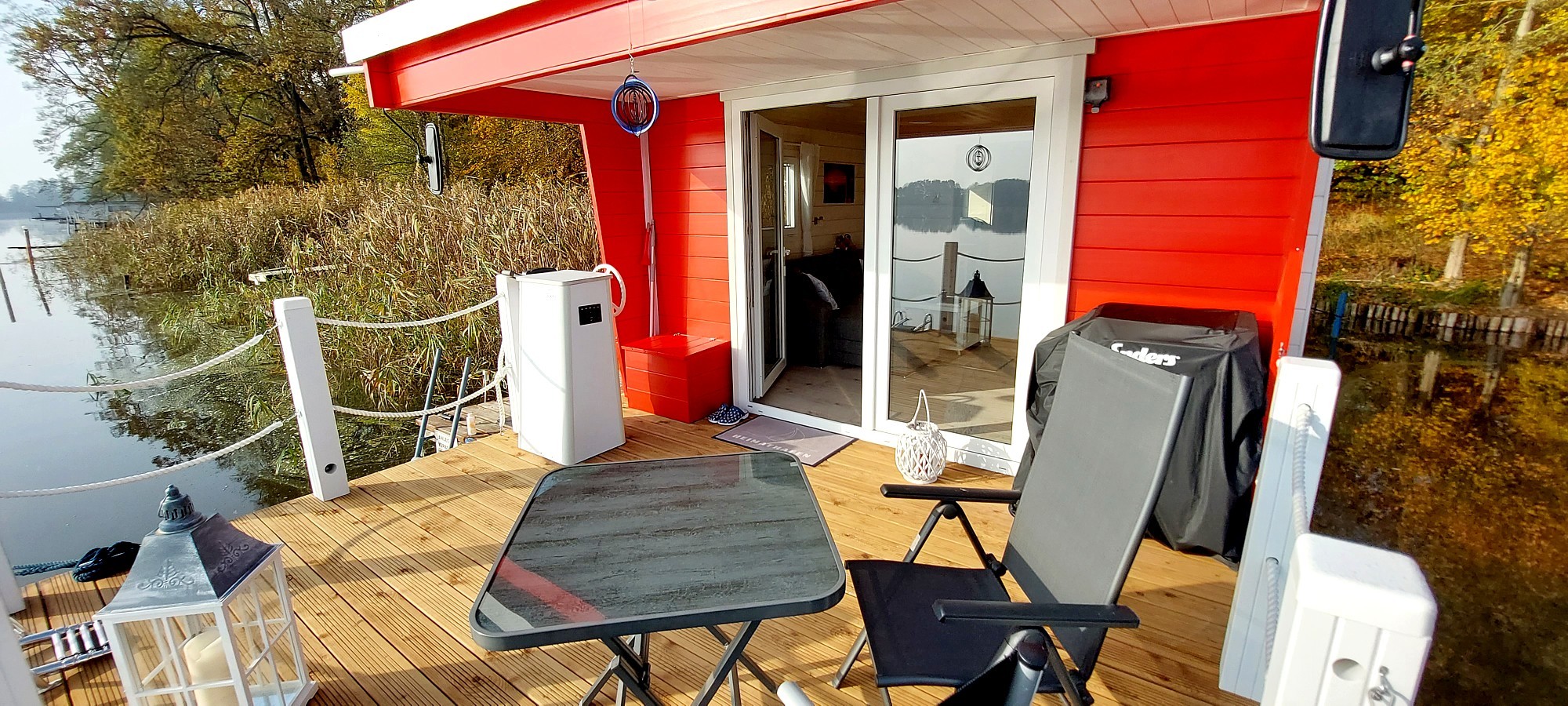 Houseboat ZOE 1200 – Modulaire woonboot voor zomer of jaarrond - Foto 5