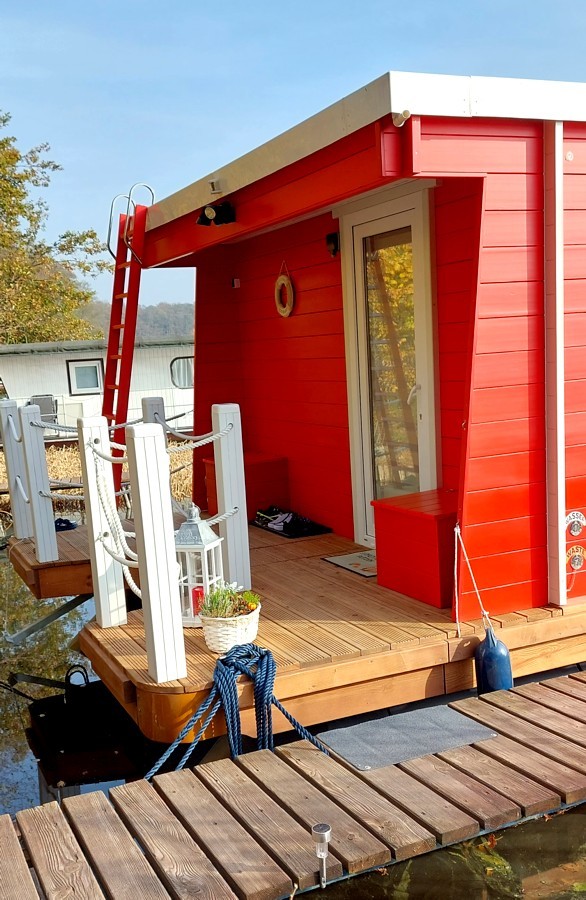 Houseboat ZOE 1200 – Modulaire woonboot voor zomer of jaarrond - Foto 3