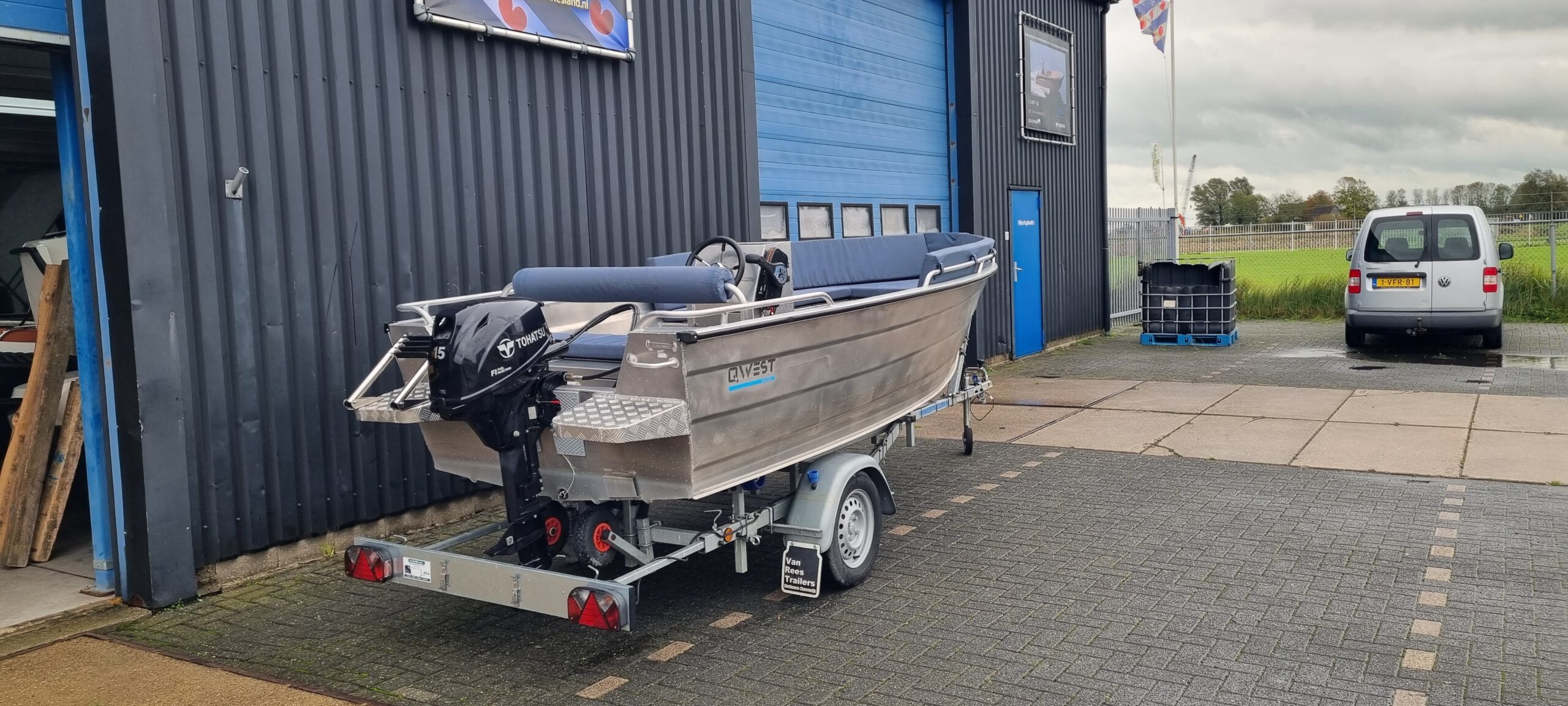 Qwest 451 + Tohatsu 15 PK EPL NIEUWSTAAT! — foto 6 van 12