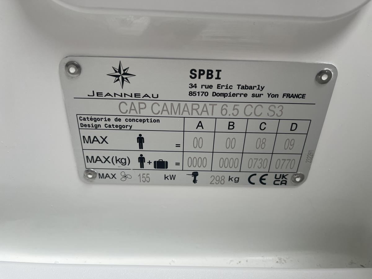 Jeanneau Cap Camarat 6.5 Center Console — foto 19 van 19