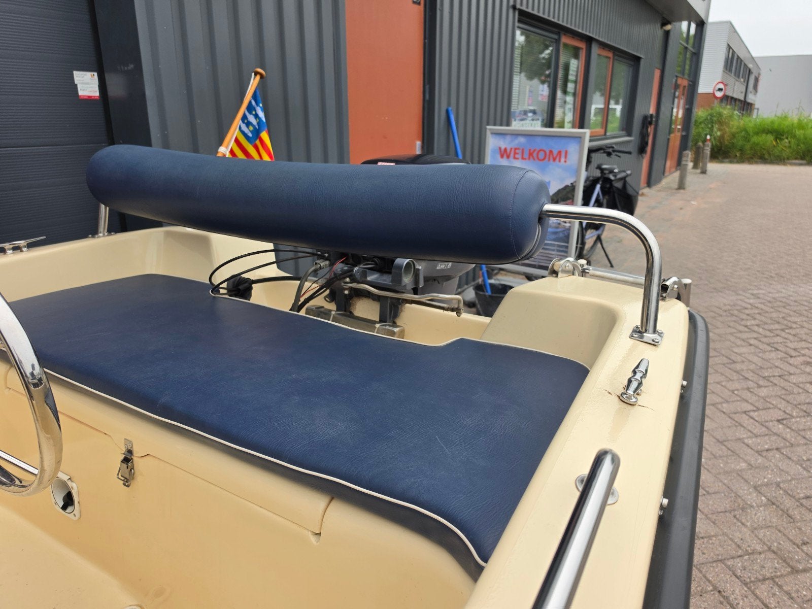 Prachtige Riga 430 + Selva (Yamaha) 9,9PK 4 Takt — foto 8 van 11