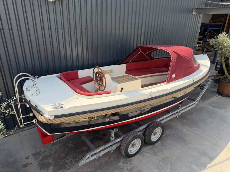 Interboat 21 Vetus 3 Cil Teak Bj1997 Kap Zgan! 17 19 20 - Van Leijen Watersport123456