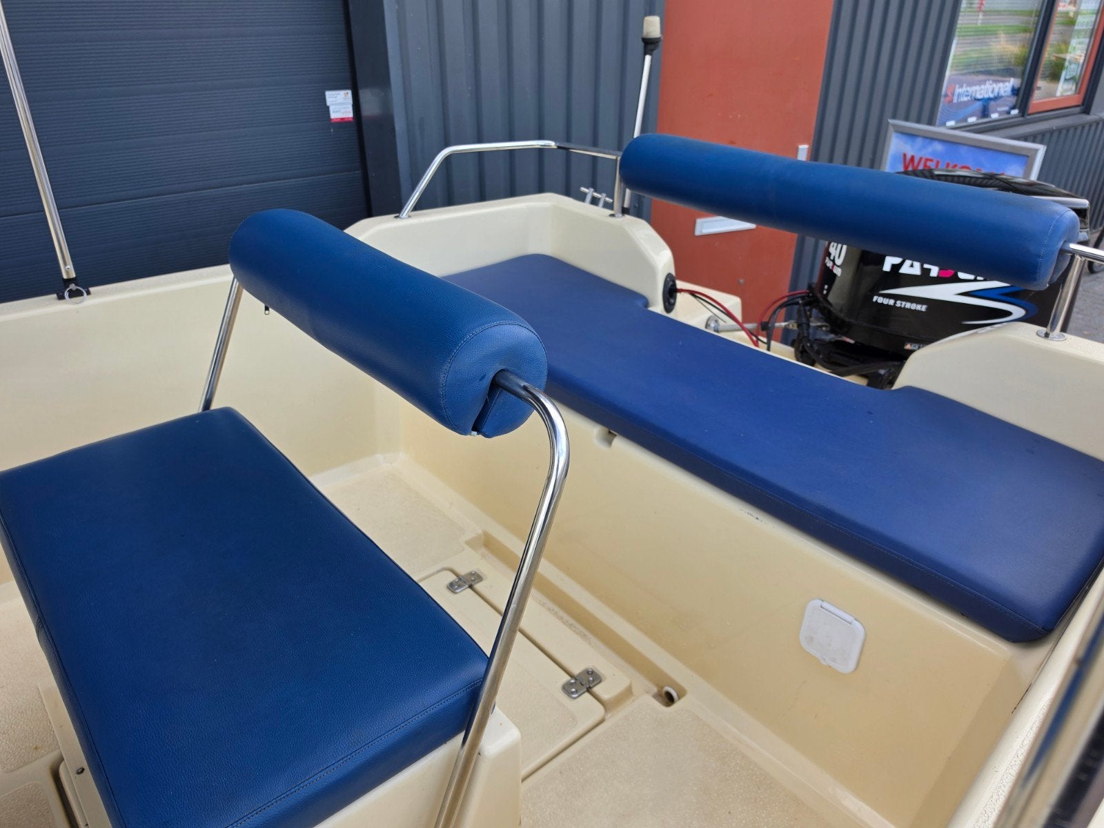Snelle Freedom 515 + Parsun 40PK *2019* Powertrim-Biminitop — foto 6 van 14