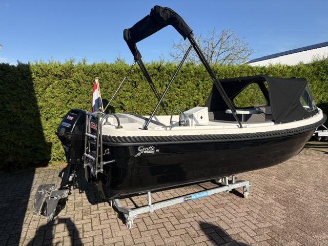 VAARKLAAR!! Gentle 495 met Suzuki 15 PK en  Buiskap — foto 7 van 21
