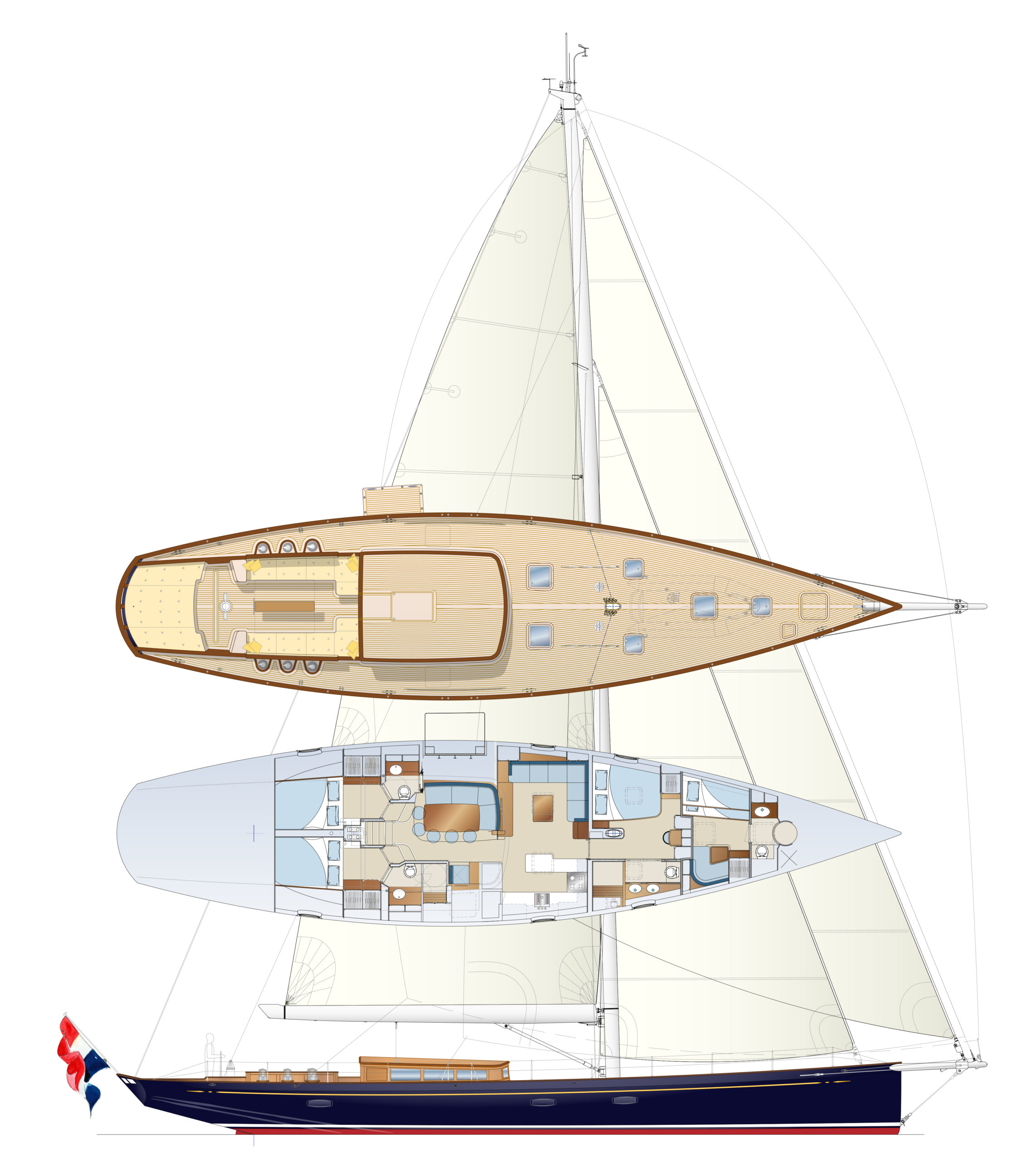 Hoek Design PC 77 - 77ft - Aluminium Hull for sale — foto 2 van 10